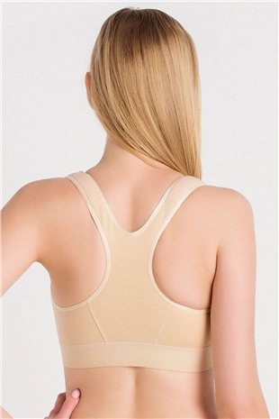 Magic Form 5722 Kadın Ten Önden Fermuarlı Protez Sütyeni