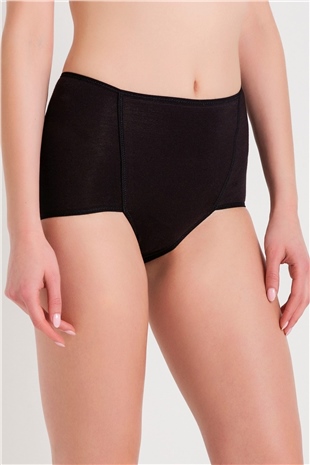 Magic Form 640 Kadın Siyah Penye Yüksek Bel Külot