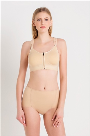 Magic Form 640 Kadın Ten Penye Yüksek Bel Külot