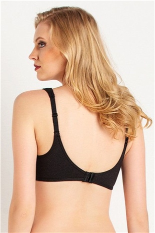 Magic Form 6822 Kadın Siyah Penye Kumaşlı Süngersiz Toparlayıcı Sütyen