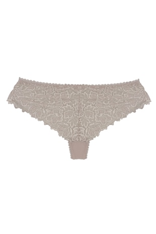 Magic Form 762 Kadın Pudra Önü Kumaş Arkası Dantel Brazil Külot