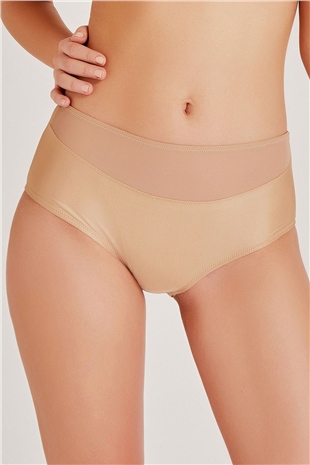 Magic Form 783 Kadın Koyu Ten Geniş Kenarlı Yüksek Bel Tüllü Külot