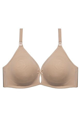Magic Form 7861 Kadın Ten Penye Kumaşlı Süngersiz Balensiz Emzirme Sütyeni