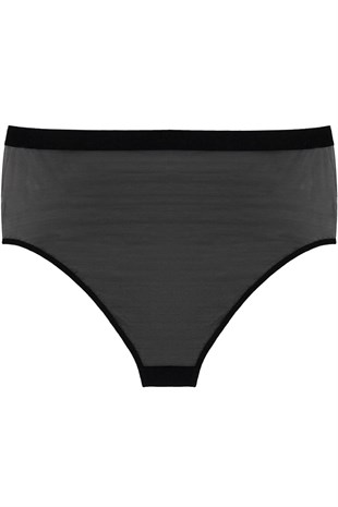 Magic Form 895 Kadın Siyah Tüllü Külot