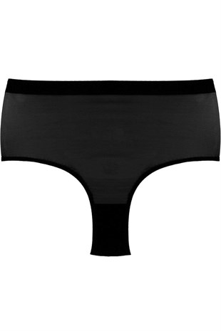 Magic Form 895 Kadın Siyah Tüllü Külot