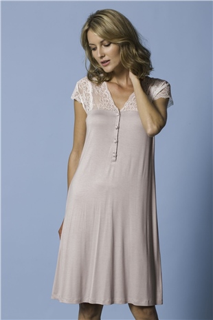 Monamise 18204 Kadın Vizon Gecelik