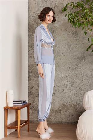 Pierre Cardin 6005 Kadın Mist Gelin Çeyiz Seti 6lı Saten Takım