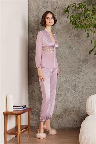 Pierre Cardin 6005 Kadın Rose Gelin Çeyiz Seti 6lı Saten Takım