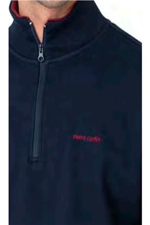 Pierre Cardin 6116 Erkek Lacivert Uzun Kollu Yakası Fermuarlı Eşofman Takımı