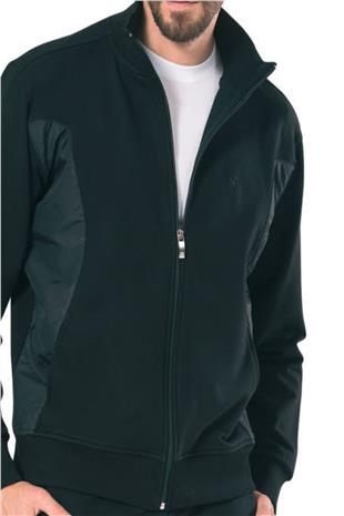 Pierre Cardin 7000 Erkek Siyah Uzun Kollu Dik Yaka Fermuarlı Eşofman Takımı