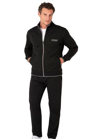Pierre Cardin 7120 Erkek Siyah Uzun Kollu Dik Yaka Eşofman Takımı