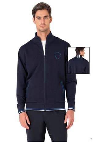 Pierre Cardin 7125 Erkek Lacivert Uzun Kollu Dik Yaka Eşofman Takımı