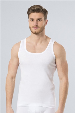 Türen 109 Beyaz 2li Erkek Ribana Atlet