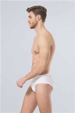 Türen 112 Beyaz 2li Erkek Kom Slip