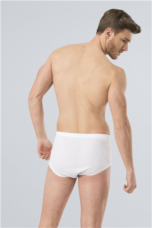 Türen 113 Beyaz Erkek Ribana Slip