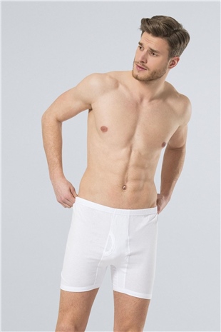 Türen 114 Beyaz Erkek 2li Penye Arjantin Boxer