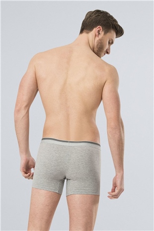Türen 126 Gri 2li Erkek Likralı Boxer