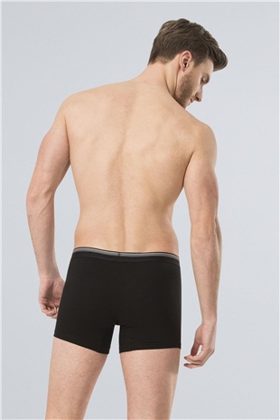 Türen 126 Siyah 2li Erkek Likralı Boxer