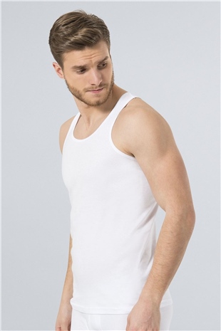 Türen 131 Beyaz Erkek 2li Spor Ribana Atlet