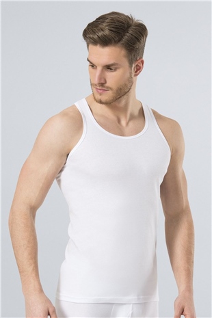 Türen 131 Beyaz Erkek 2li Spor Ribana Atlet