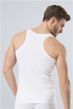 Türen 131 Beyaz Erkek 2li Spor Ribana Atlet