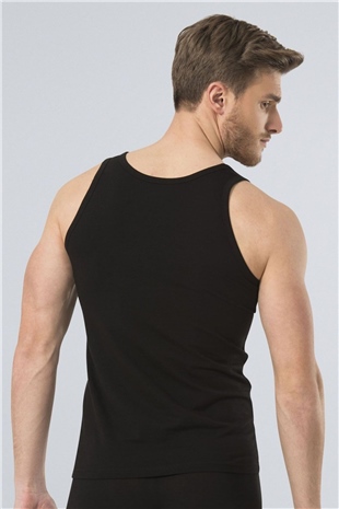 Türen 163 Siyah Erkek Likralı Atlet