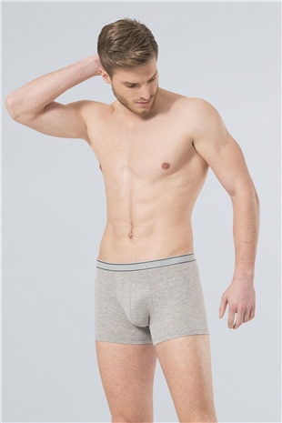 Türen 165 Gri Erkek Likralı Boxer