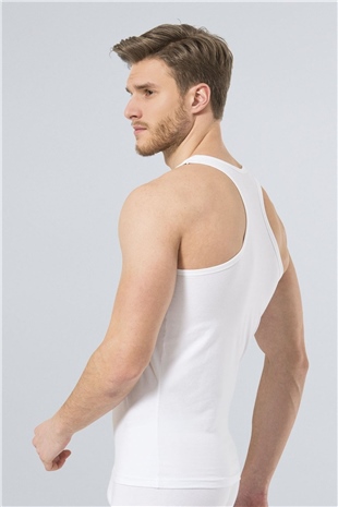 Türen 171 Beyaz Erkek Likralı Spor Atlet