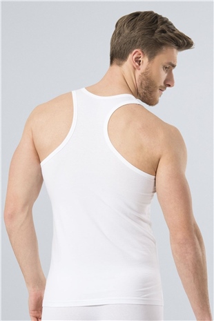 Türen 171 Beyaz Erkek Likralı Spor Atlet