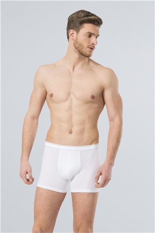 Türen 174 Beyaz Erkek Likralı Boxer