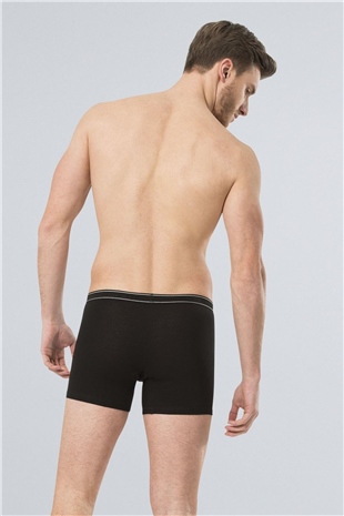Türen 174 Siyah Erkek Likralı Boxer