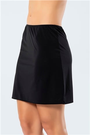 Türen 903 Kadın Siyah Jüpon Mikro Etek