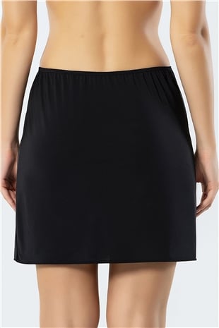 Türen 903 Kadın Siyah Jüpon Mikro Etek