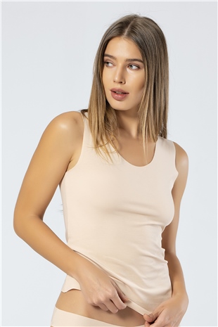 Türen 906 Ten Kadın Lazer Kesim Pamuk Atlet