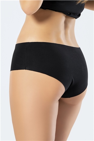 Türen 910 Siyah Kadın Lazer Kesim Pamuk Hipster Külot