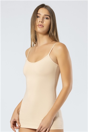 Türen 915 Ten Kadın Likralı Pamuklu Uzun Askılı Atlet