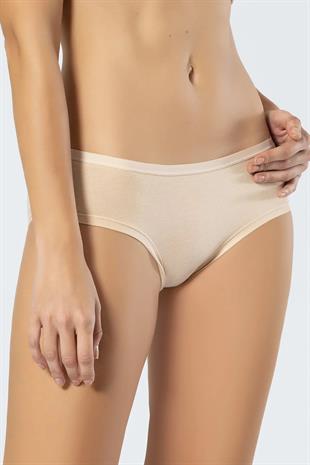 Türen 918 Ten-Ten Kadın 2li Paket Likralı Pamuk Renkli Hipster Külot