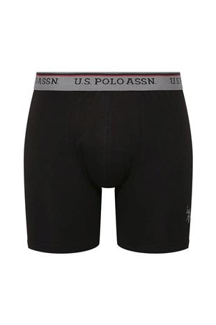 U.S. Polo Assn. 80482 Erkek Siyah Modal Tekli Boxer