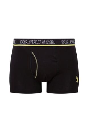 U.S. Polo Assn. 80508 Erkek Antrasit-Saks-Siyah Pamuklu 3 Lü Boxer