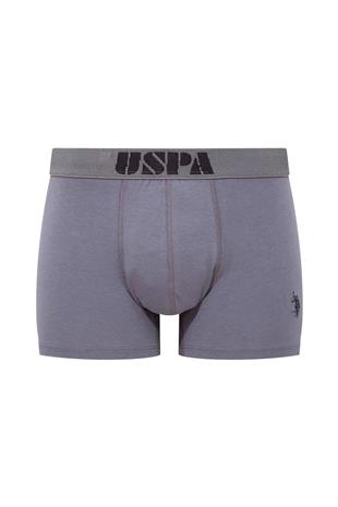 U.S. Polo Assn. 80521 Erkek Bordo-Antrasit-Lacivert Modal 3 Lü Boxer