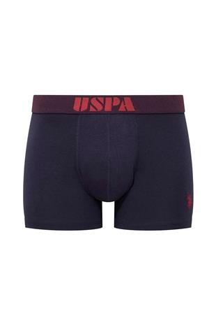 U.S. Polo Assn. 80521 Erkek Bordo-Antrasit-Lacivert Modal 3 Lü Boxer