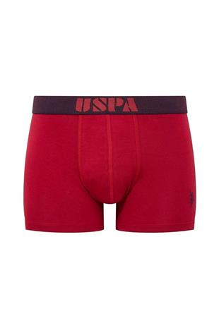 U.S. Polo Assn. 80521 Erkek Bordo-Antrasit-Lacivert Modal 3 Lü Boxer