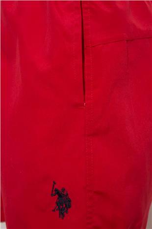 U.S. Polo Assn. 21000 Kırmızı Cepli Orta Boy Erkek Deniz Şortu