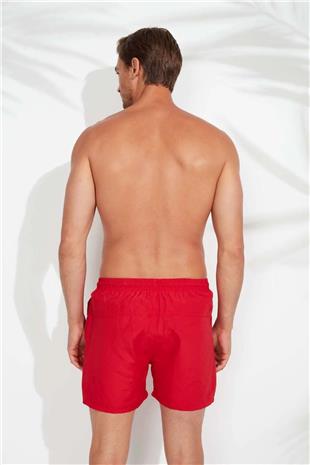 U.S. Polo Assn. 21000 Kırmızı Cepli Orta Boy Erkek Deniz Şortu