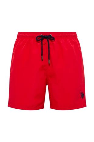 U.S. Polo Assn. 21000 Kırmızı Cepli Orta Boy Erkek Deniz Şortu