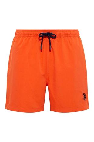 U.S. Polo Assn. 22002 Turuncu Cepli Orta Boy Erkek Deniz Şortu