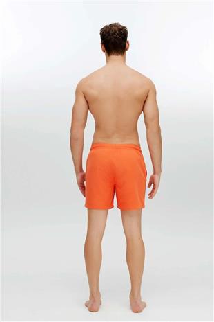 U.S. Polo Assn. 22002 Turuncu Cepli Orta Boy Erkek Deniz Şortu