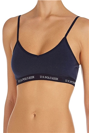 U.S. Polo Assn. 66116 Kadın Lacivert Cuplı Büstiyer