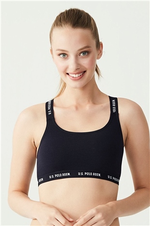U.S. Polo Assn. 66117 Kadın Lacivert Çapraz Askılı Büstiyer