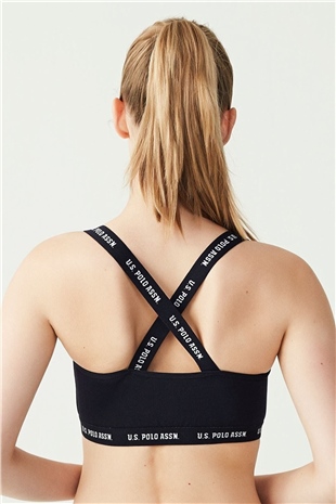 U.S. Polo Assn. 66117 Kadın Lacivert Çapraz Askılı Büstiyer
